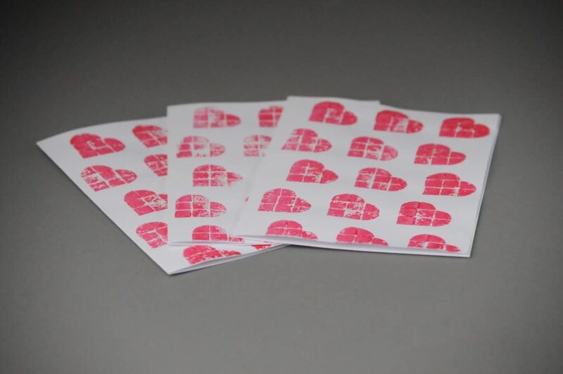 LEGO Printed Valentine’s Card - Image 3