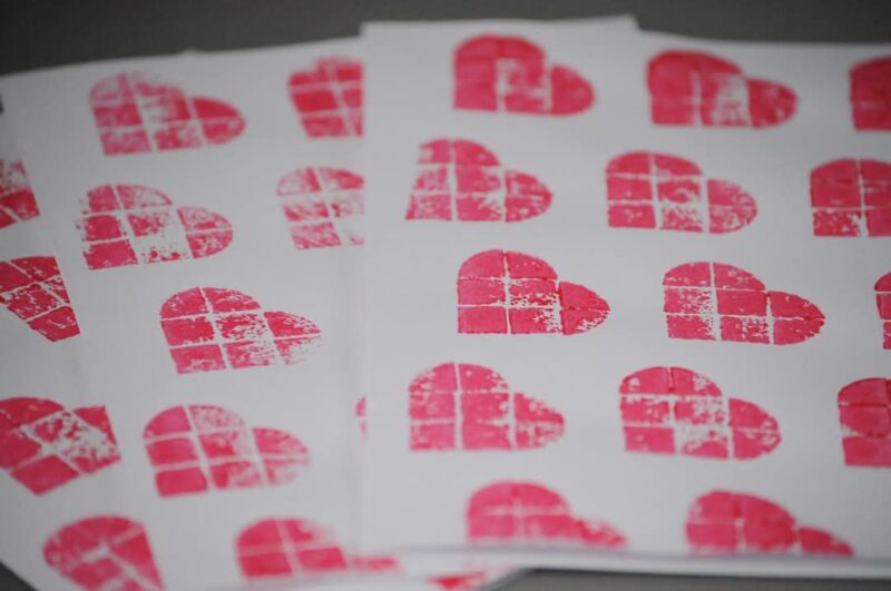 LEGO Printed Valentine’s Card - Image 2